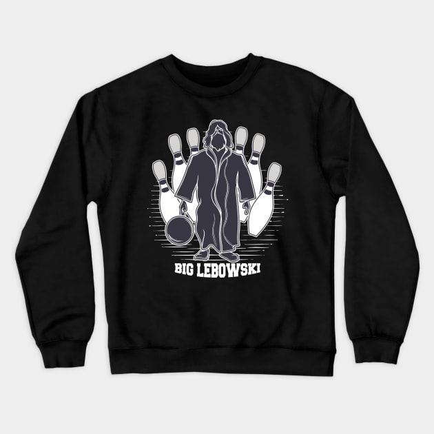 Big Lebowski Bowling Crewneck Sweatshirt by Jahangir Hossain